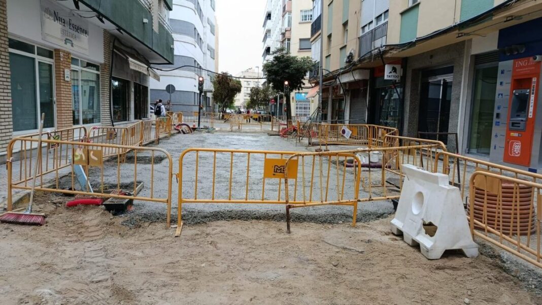 Aguas de Cádiz inicia la segunda fase de las obras de la Avenida de Portugal con 1,1 millones de inversión